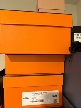 3 left - Hermes Orange Shoe Box (30$ per box)